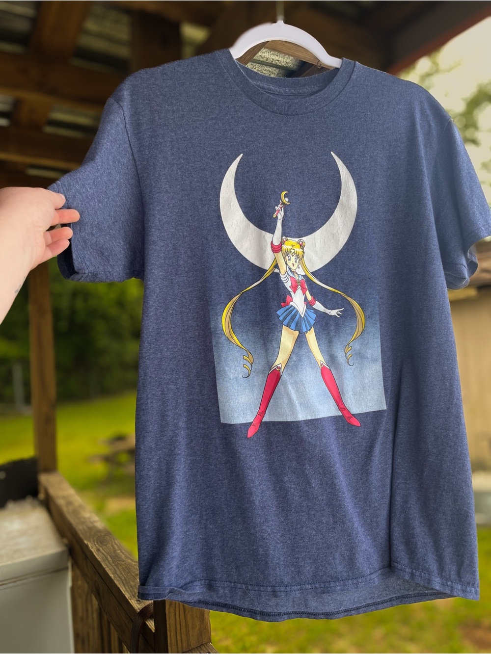 Sailor Moon Graphic Short Sleeve Tee - Navy